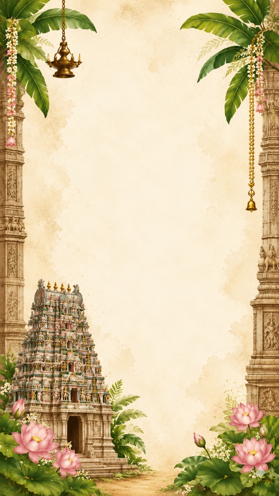 Temple Architecture Background
